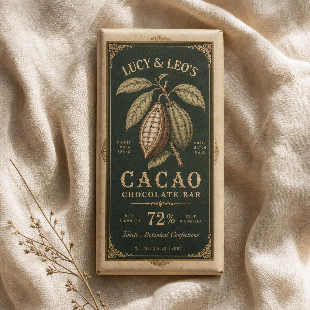 Lucy's Cacao Chocolate Bar